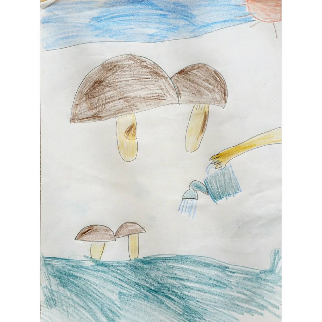 上手に絵がかけたらなぜかじーじに見せたがります笑
これを見たじーじからの返信は
?芸大に行かせろ
でした笑 