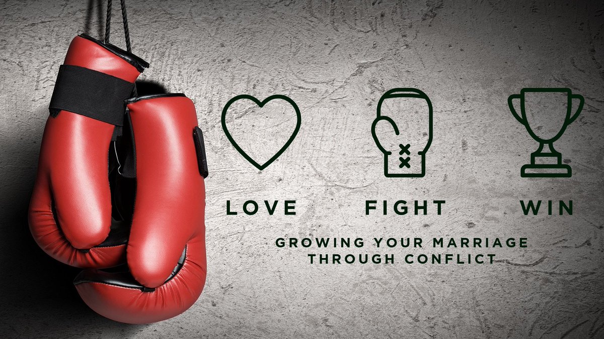 A great marriage doesn’t happen by accident. Learn how to fight fair &amp; win together at LOVE. FIGHT. WIN. Nov 4/5 ➡️ bit.ly/2wS07ae