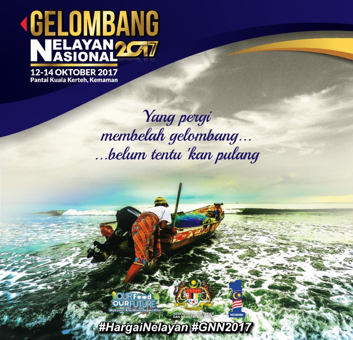 FAMA_Malaysia's tweet photo. Nelayan memikul beban yang berat untuk membawa balik makanan lautan kepada kami. Terima kasih nelayan! Jom ke #GNN2017 .
#famadihatirakyat https://t.co/XVErJ0w4eN