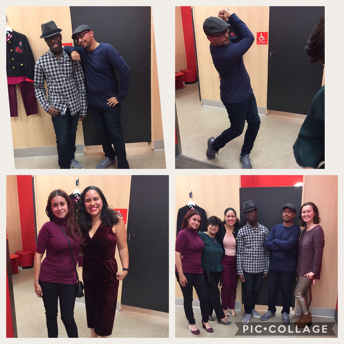 jillianmcc15's tweet photo. The team loves trying our clothes so they can help our guests. What a great looking closing team! #elevatetheexperience https://t.co/wFcgJW4cVg