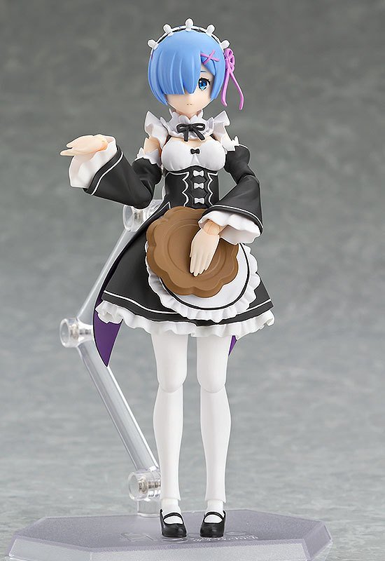 駿河屋更新情報 公式 Reゼロの レムとラムがfigmaになって登場 可愛いメイド服やメイド必須アイテムのお盆が付属しています そして レムはモーニングスターを手に取り鬼化した姿を ラムは得意の風魔法を放つ姿を再現可能です 手繋ぎ姿も楽しめる