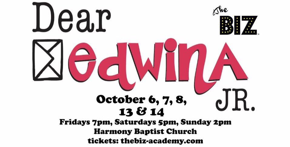 Don't wait, get your tickets today! Dear Edwina Jr opens Friday!  
thebiz-academy.com/js_events/dear…