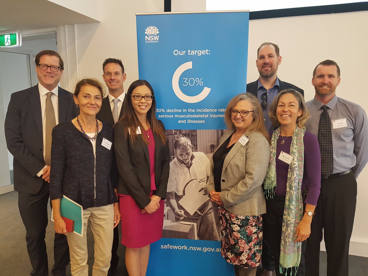 HFESA1's tweet image. Official launch of SafeWork NSW 2017- 2022 Musculoskeletal Disorder Strategy