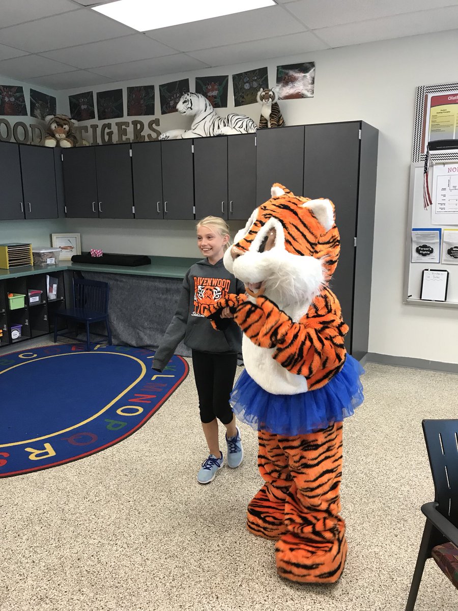 RavenwoodTiger's tweet photo. Mascot &amp; Mascot Security Training at Ravenwood! PAWS and POPPY the Tigers always spread Tiger Love! 🐯💙#mascottraining #itsgreattobeatiger https://t.co/9fuWiziHWX