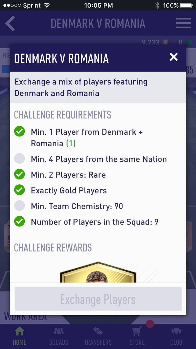 ChodyWho's tweet photo. @FIFAcom @EASPORTSFIFA Can you tell me what's wrong with my squad? I know I don't have the 90 Chem, but it says I don't have min 4 nations? https://t.co/FJCCaBxbQX