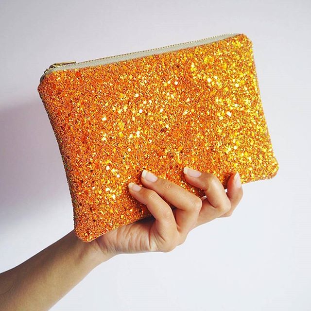 You can never have too much glitter.  MAKER FEATURE: @sukisabur_designs "Rust Orange dropping just before Autumn✨🍁🍂✨" #makersfeature https:/
