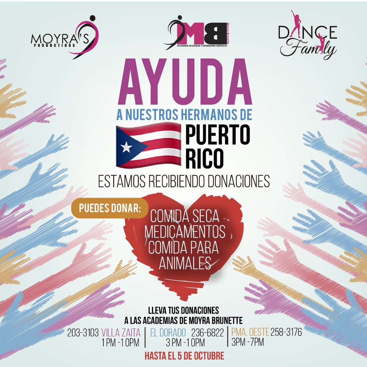 Nadie está preparado para una catástrofe.  Lo que viene después de esto, si depende enteramente de nosotros. 
Ayúdanos #Panamá  #PuertoRico