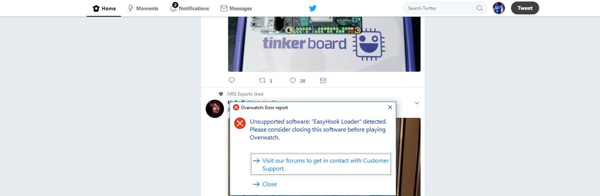 niibsgaming's tweet image. If you @PlayOverwatch and use #NZXTCAM, make sure to close CAM so you don't get this bug in a competitive match for a feelsbadman.