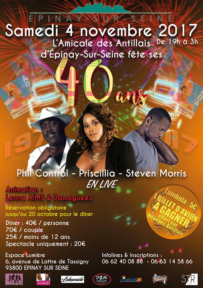 FanmDouboutPres's tweet photo. Belle soirée en perspective.
L'Amicale des Antillais d'Epinay sur seine, une valeur sûre ... https://t.co/C4NVlxyRVK