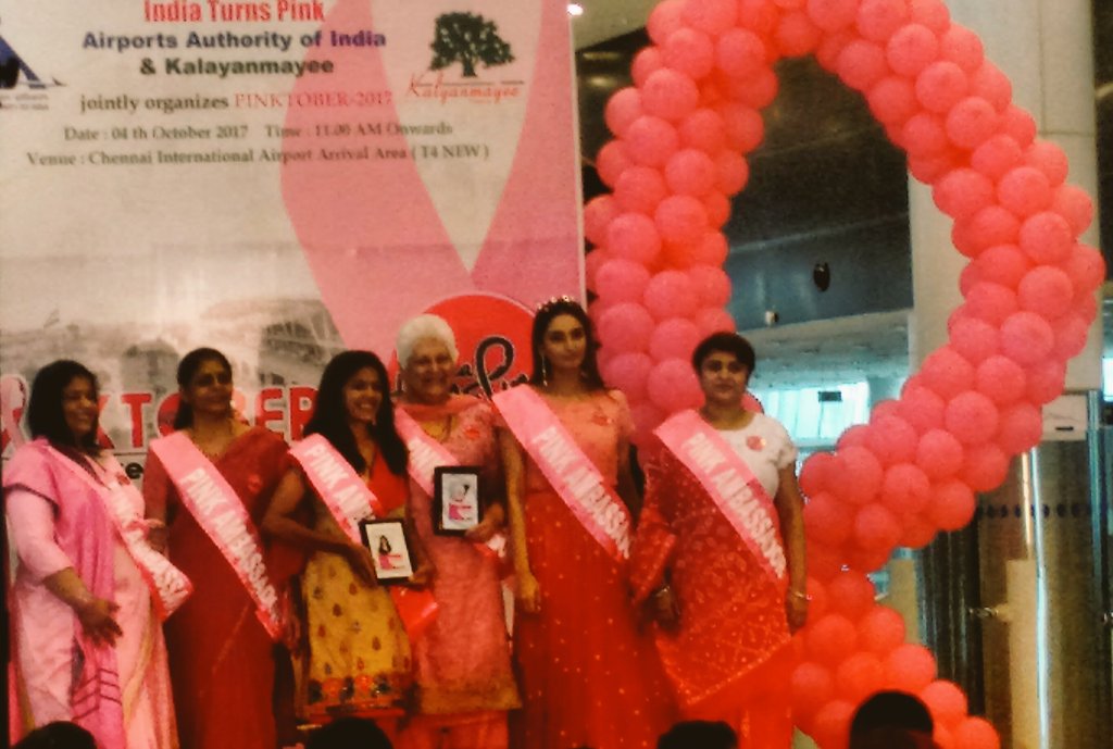 PritiTiwari89's tweet photo. #Pink  it is. Spreading awareness with #PinkAmbassadors #BreastCancerAwarenessMonth #Pinktober2017 https://t.co/cNmwy92mW2