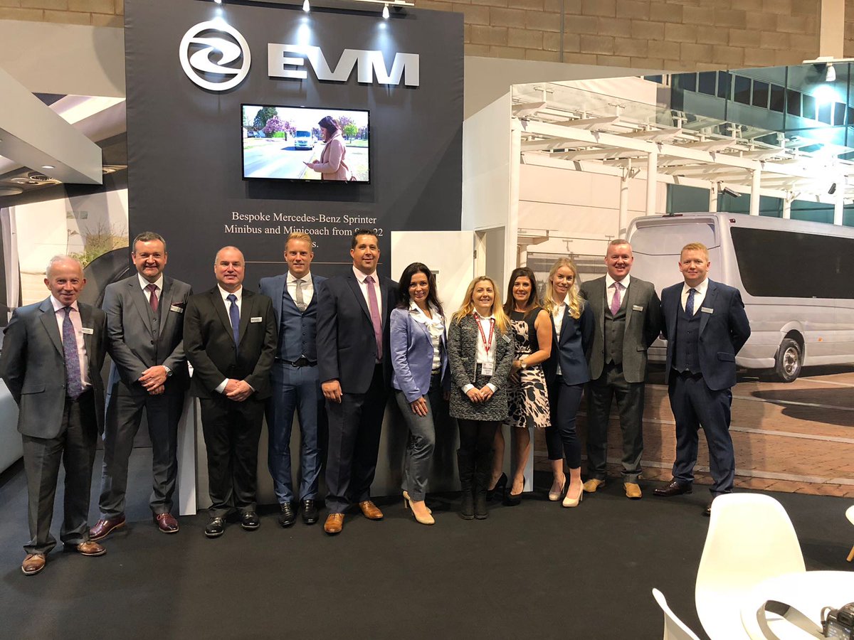 EVM_UKIRL's tweet photo. @EVMUKLTD team is all ready for @coachandbusuk 2017. Looking forward to seeing you on stand D1 #coachandbusuk #minibus https://t.co/PHxpxXcxc3