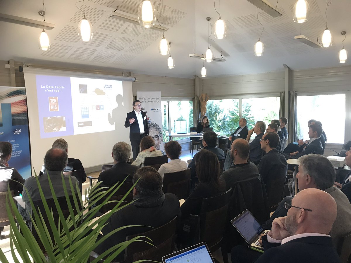 Salle bien remplie pour écouter Aurélien  à Nantes pour la session du #PartnerAcademy <a href="/NetAppFrance/">NetApp France</a>