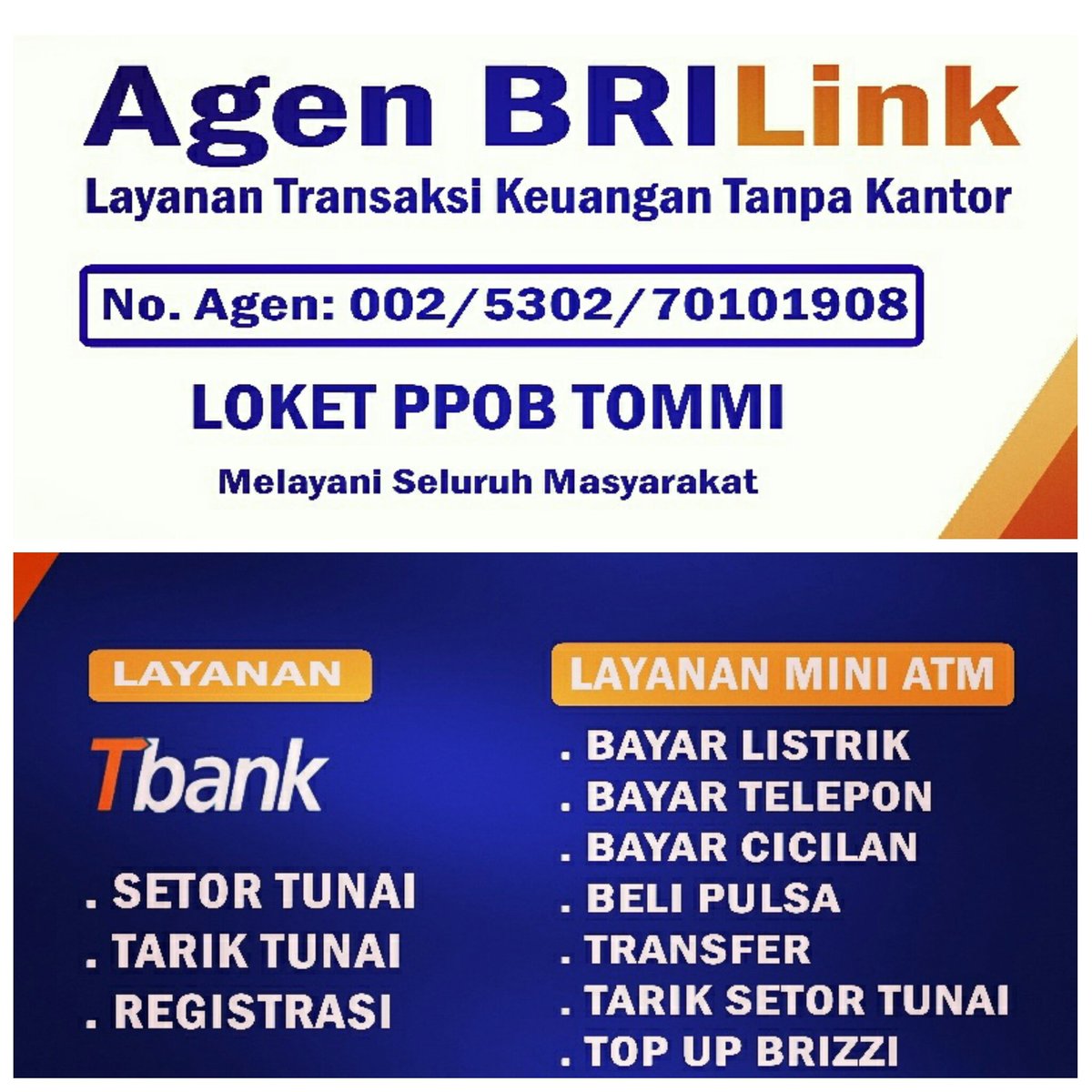 Gagasan Untuk Contoh Spanduk  Brilink  Mobile  Erlie Decor