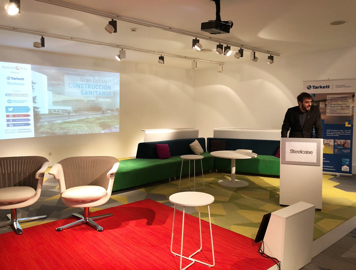GrupoViaSpain's tweet photo. Empieza el Gran Debate de Construcción Sanitaria en Madrid #GDCSMadrid con @TarkettES @SteelcaseEspana https://t.co/EPVr62KFwL