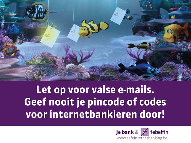 Nieuwste campagne Febelfin waarschuwt voor stijgende phishingaanvallen. 1 gouden tip: geef je codes nooit door. febelfin.be/nl/nieuwe-sens…