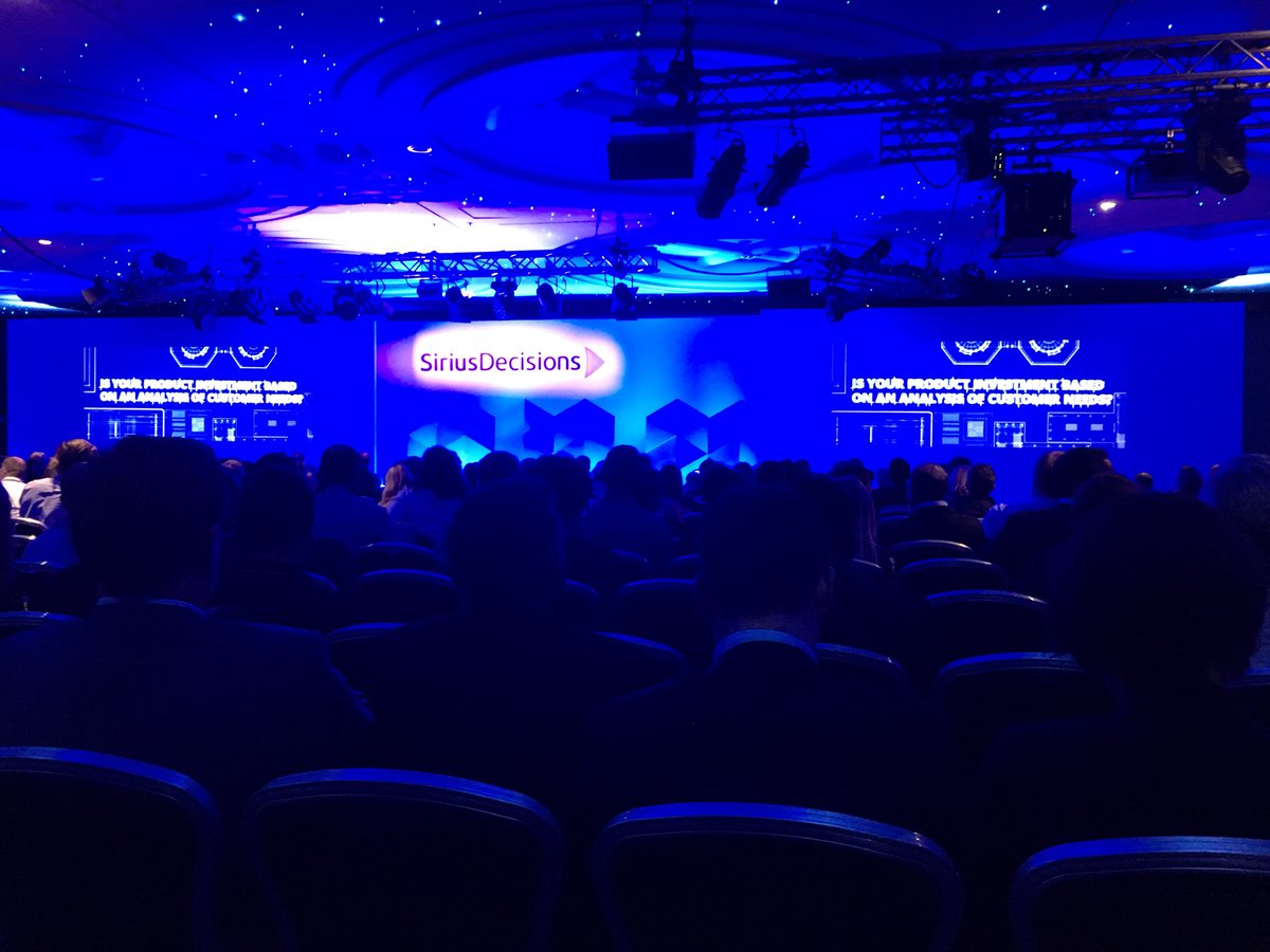 My first #SDSummit as an employee and not a customer.  Looking forward to lots of #b2b #marketing #sales #product insight!