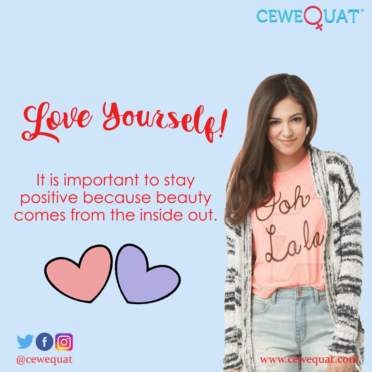 Goodluck for today #CeweQuat! :)
Don't foret to follow <a href="/cewequat/">CeweQuat Community</a> on Instagram ya :)

#cewequat #community #womanwhowork #womanwhoempowerment