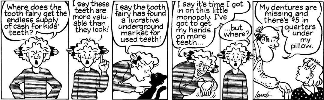 squinkerscomic's tweet photo. My step-dad just got new dentures. I believe they came in at just under $3500... somebody’s making a killing. #dentures #toothfairy https://t.co/hvedea1npa