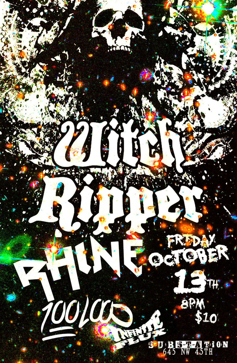 Witch Ripper w/ Rhine+ Hundred Loud &amp; Infinite Flux hundredloud.com/witch-ripper-w…