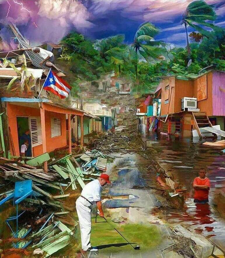 Promos_On's tweet photo. @realDonaldTrump @ricardorossello From Puerto Rico 🇵🇷 here is your souvenir... https://t.co/OpswqDJEHU