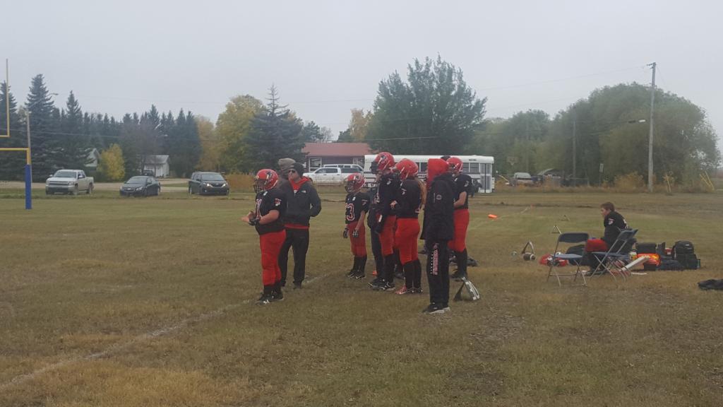 wkaeding's tweet photo. Honoured to bring greetings &amp; encouragement @ Esterhazy Junior Warriors Football game today in Churchbridge in memory of Landon Entz. https://t.co/6a1wKYtsfD