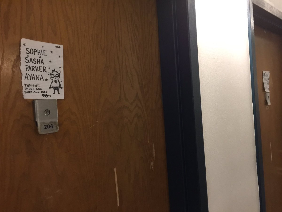 Wizard_Hatz's tweet photo. My girlfriend is an RA at her school and she needed help picking a theme for her floor. I took over and did the whole thing myself. #nitw https://t.co/FSASz6TwJX