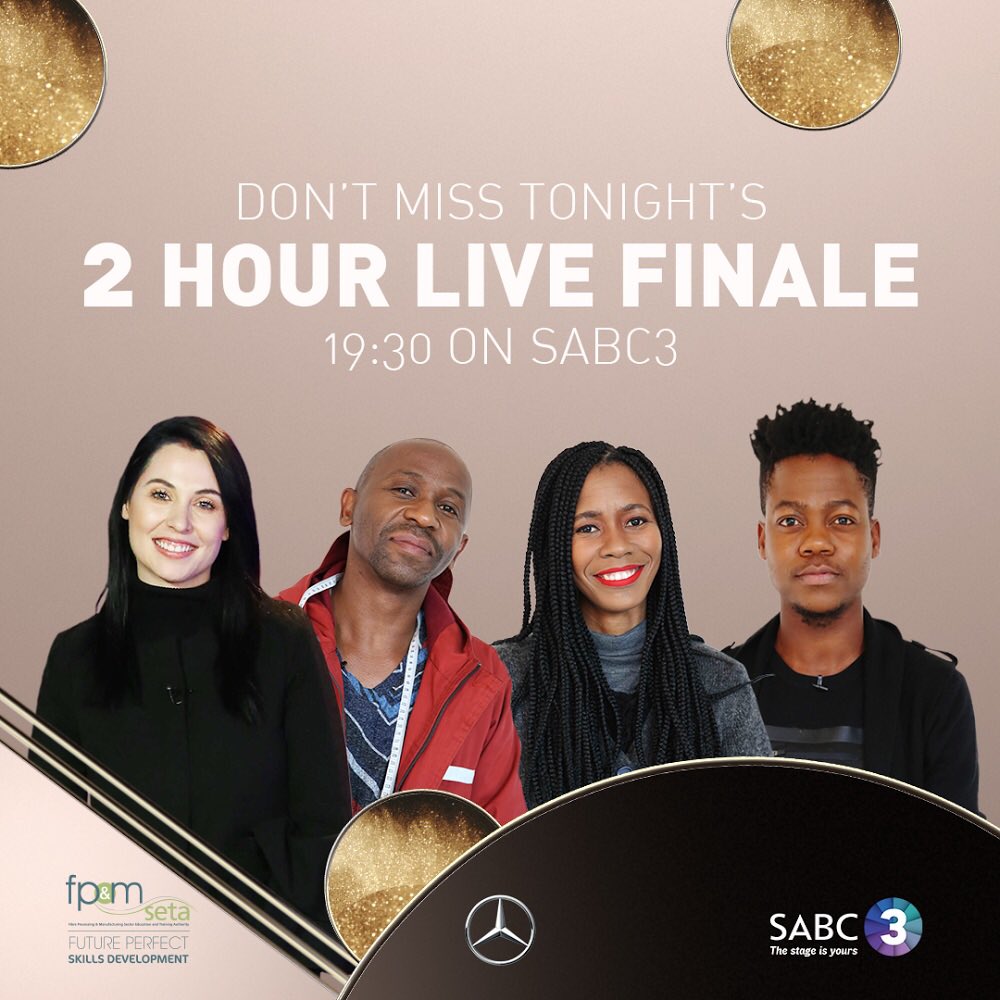 TheInternSA's tweet photo. The finale has arrived for our finalist! Catch @ykuena @cylagon @dipa_sam &amp; @keletsomoraba battle it out tonight only on @SABC3 https://t.co/jvmxun5CGH