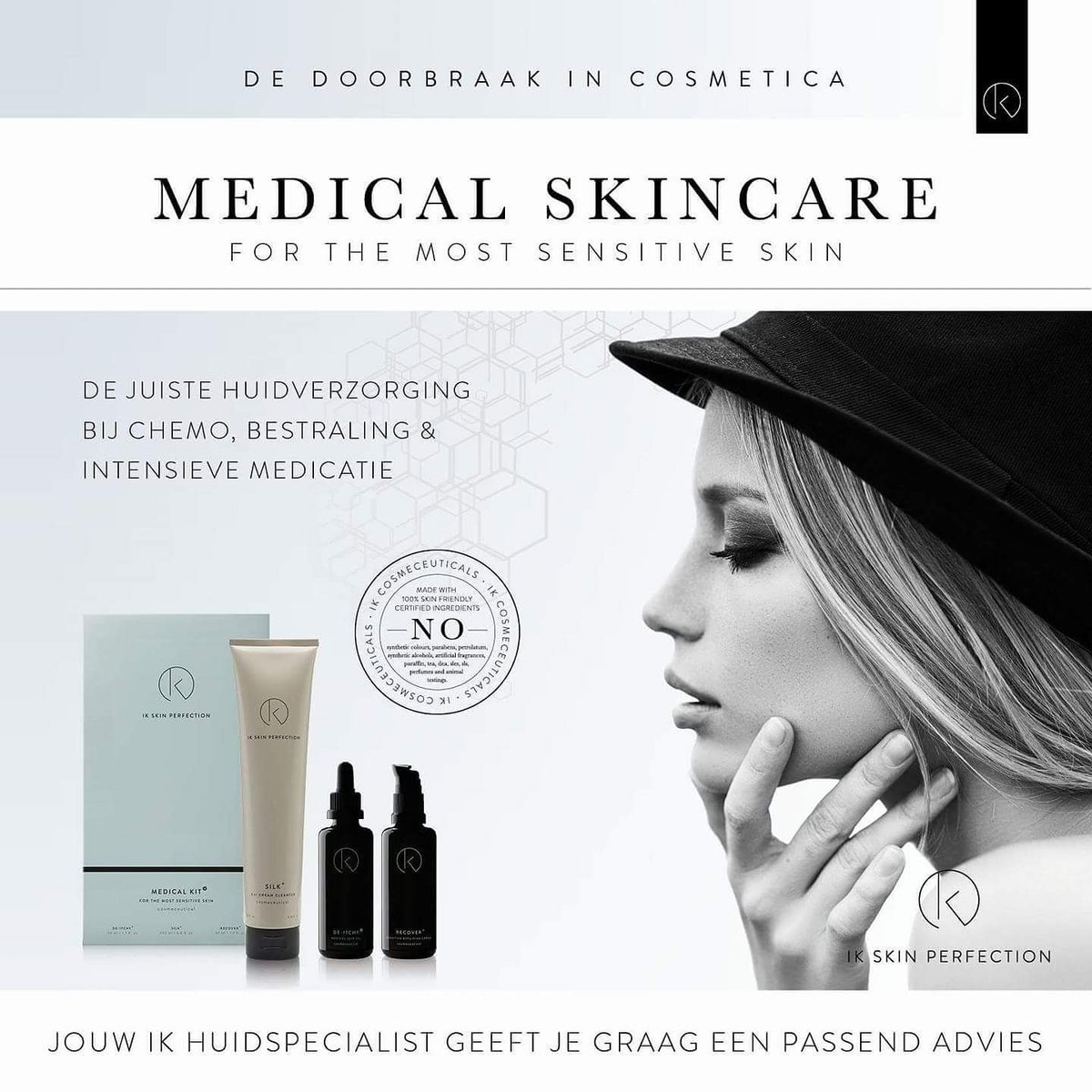 Ook bij #chemo #bestraling zware #medicatie kan ik je begeleiden met de juiste #huidverzoring Hoe fijn is dat?
