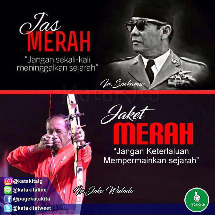 Edijoen2's tweet photo. Jangan lupakan sejarah...jangan keterlaluan mempermainkan sejarah...Jas merah dan Jaket merah... https://t.co/V9499f07w6