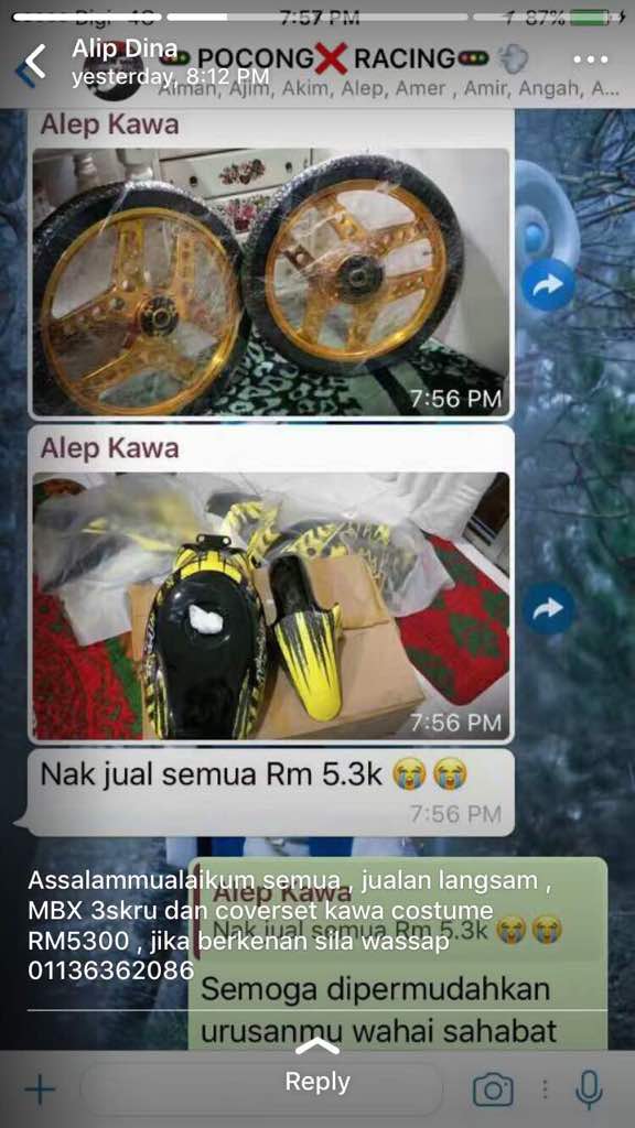 chipchan98's tweet photo. Tlg member..berminat leh pm no tersebut..
#retweetsmpaijumpabuyers https://t.co/xsuddksk9o