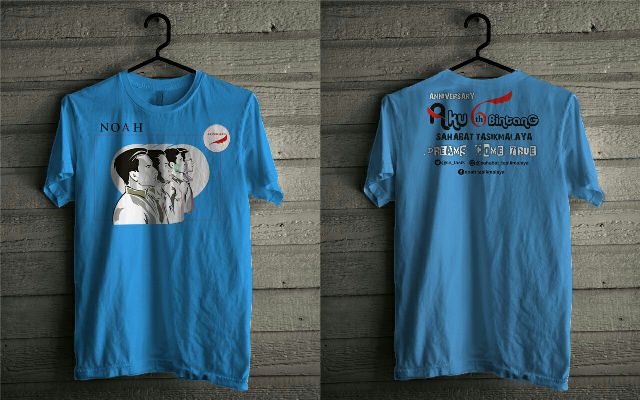 Lengan pendek 100rb+sticker | lengan panjang 115rb+sticker | PO sampai tgl 20-10-2017. #6thSNTasik #Aku6Bintang