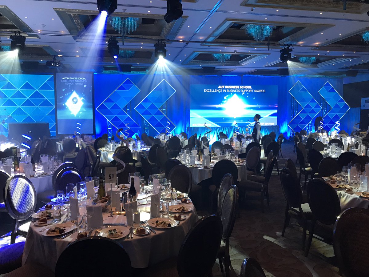 The @LanghamAuckland is looking amazing for the #AUTBizAwards this evening! #autuni 🏆🙏👏🤝👍👌
