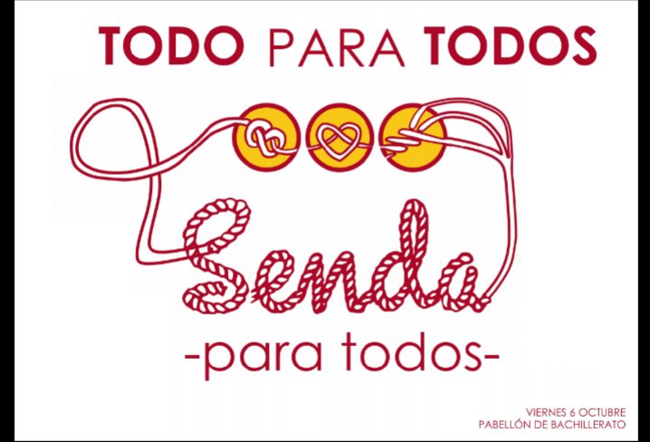 PastoralSmp's tweet photo. Todo para todo, SENDA para todos. Acuérdate, este viernes presentación @SendaSMP n pabellón bachillerato psra slumnos de ESO @SMPilarmadrid https://t.co/ZolkrF6Xzu