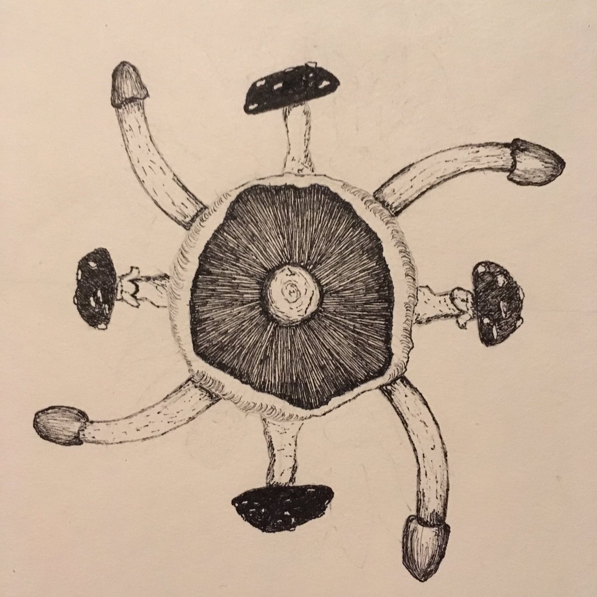 chestnutq's tweet photo. #inktober2017 #poison https://t.co/pacXQqBJSd