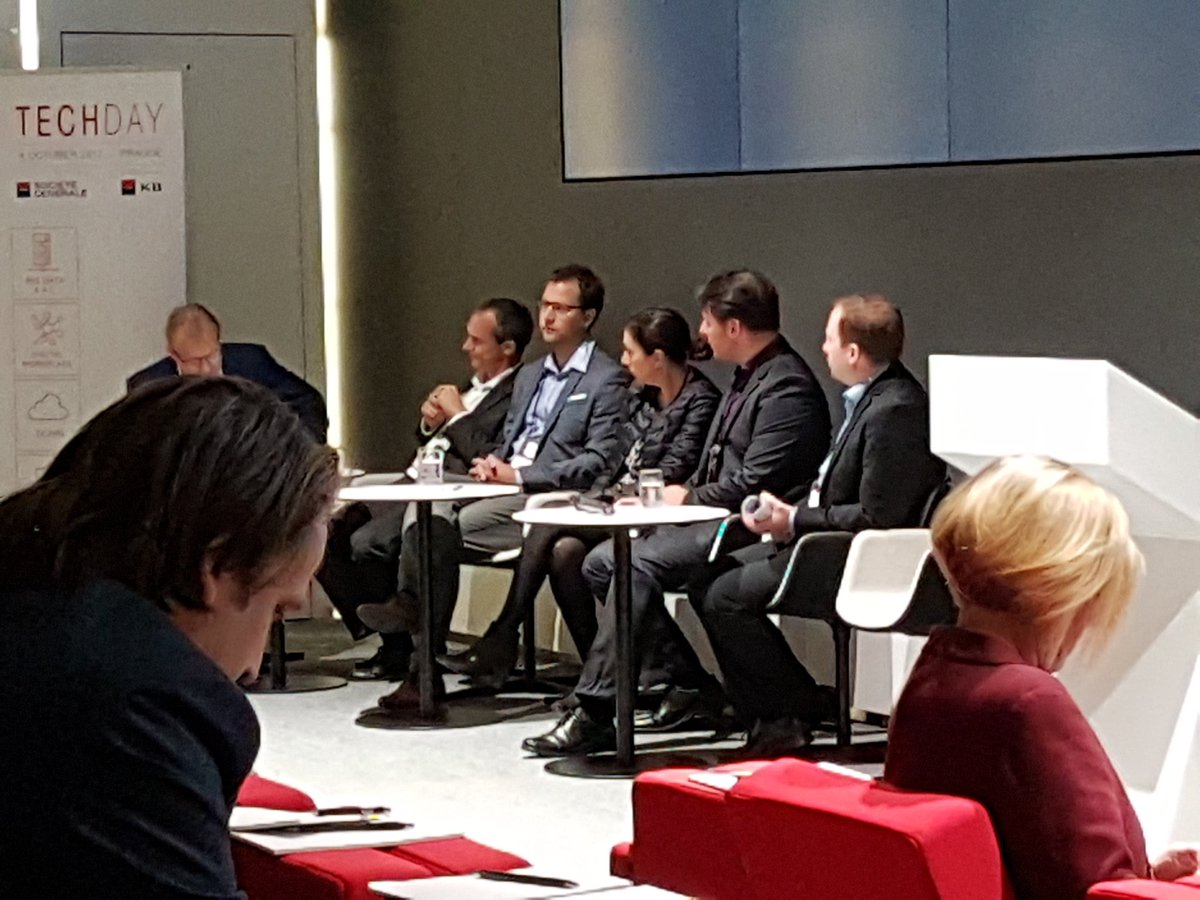 Big Data &amp; A.I. panel. Czech and French actors acting together for innovation. #SGTechDay