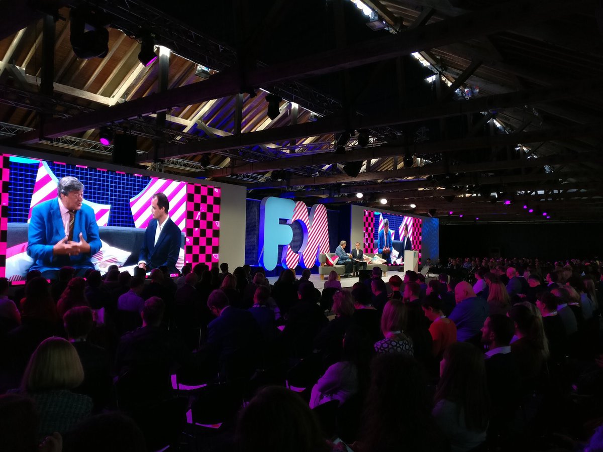 Stephen Fry: ‘Nothing is idea shaped, everything is human shaped’ #FoM17