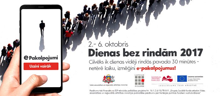 Klausies <a href="/LatvijasRadio1/">Latvijas Radio 1</a> @LabakDzivot - stāstām par akciju “Dienas bez rindām” un aicinām lietot e-pakalpojumus ieej.lv/lvBy6