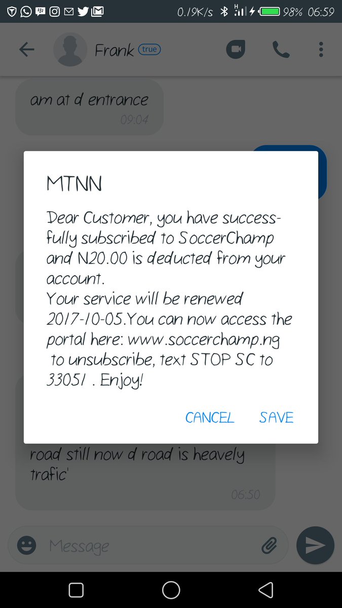 EseleV's tweet photo. @MTNNG why in the world am I still being subjected to this scam? At no point did I subscribe to this service. Please ensure I'm unsubscribed &amp; my small tashere money refunded to me. If to say you na person when go thief N20 for market, na tire &amp; petrol get you. https://t.co/ieQqF1vBxQ