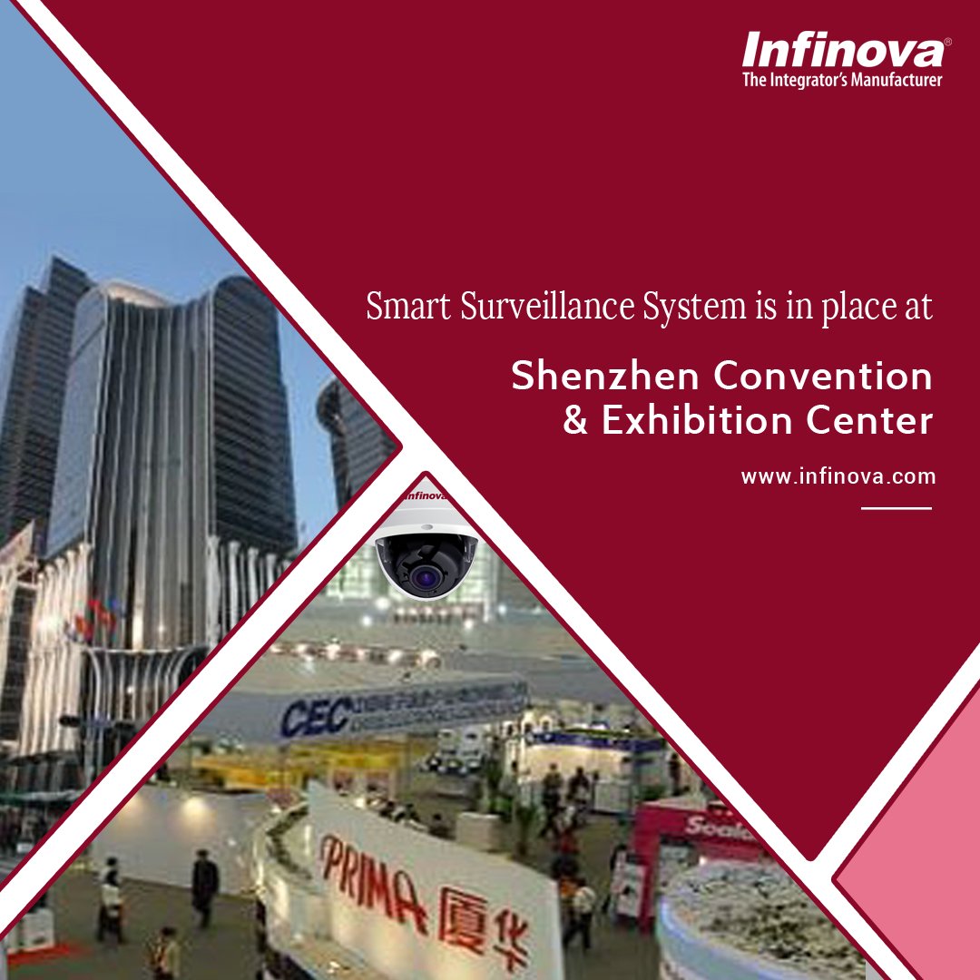 infinovagroup's tweet photo. #Infinova PTZ dome, minidome and fixed Cameras monitor Shenzhen Exposition Center
#ShenzhenExpositionCenter #ShenzhenExhibitionCenter https://t.co/nBJpe5V0Vt