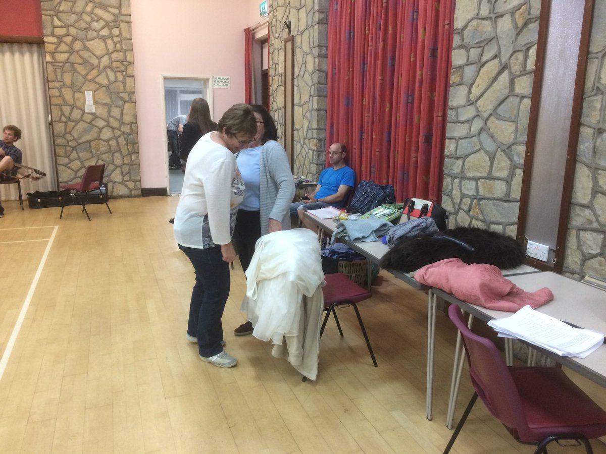 friendsofthettg's tweet photo. Rehearsals, scenery, costumes &amp; sound f/x coming on nicely for Sleeping Beauty our 2017 Panto. https://t.co/NdubAyKZRQ