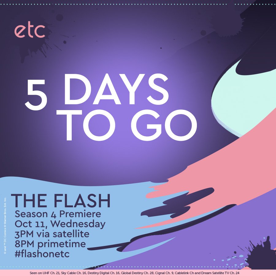 etc_channel's tweet photo. Prepare your #WestAllen feels -- #flashonetc is coming back in five days! https://t.co/Cn3xu4ODfm