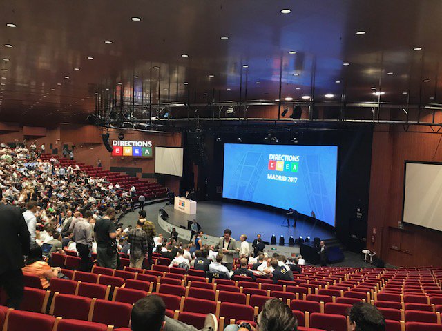 K3Software's tweet photo. Day 1 at @DirectionsEMEA for the @K3Software team, ready for the keynotes! https://t.co/5sMYU25u9f