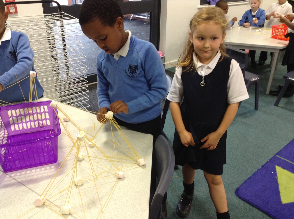 TheDolphinSch's tweet image. Year 2 are enjoying their new enquiry! What could our school be made of? #sortingmaterials #exploring #teamwork @CuriousCityBri1