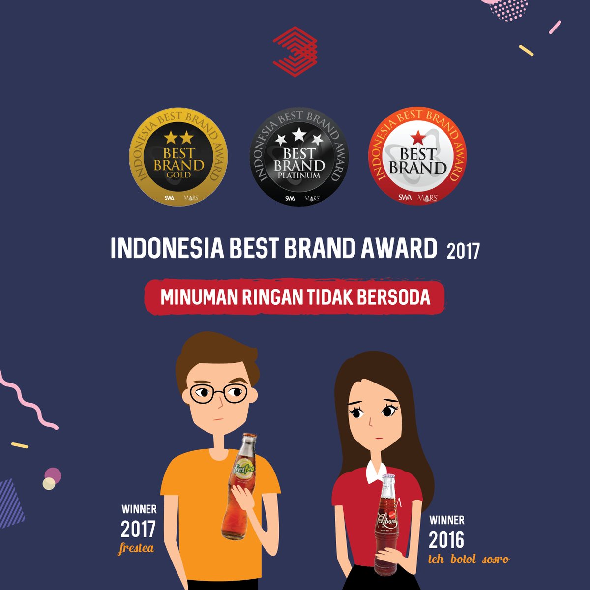 Tahukah kamu #KawanData kalau <a href="/Frestea_id/">FRESTEA Indonesia</a> jadi minuman ringan tidak bersoda pilihan citizen Indonesia.