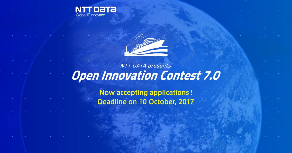 sbcFinTech's tweet photo. Applications for #NTTDATA Open Innovation Contest closes in 1 week. Apply now to pitch in SG, Mumbai &amp; Melbourne! - https://t.co/TPcB302CKw https://t.co/6JUi6LsRIp