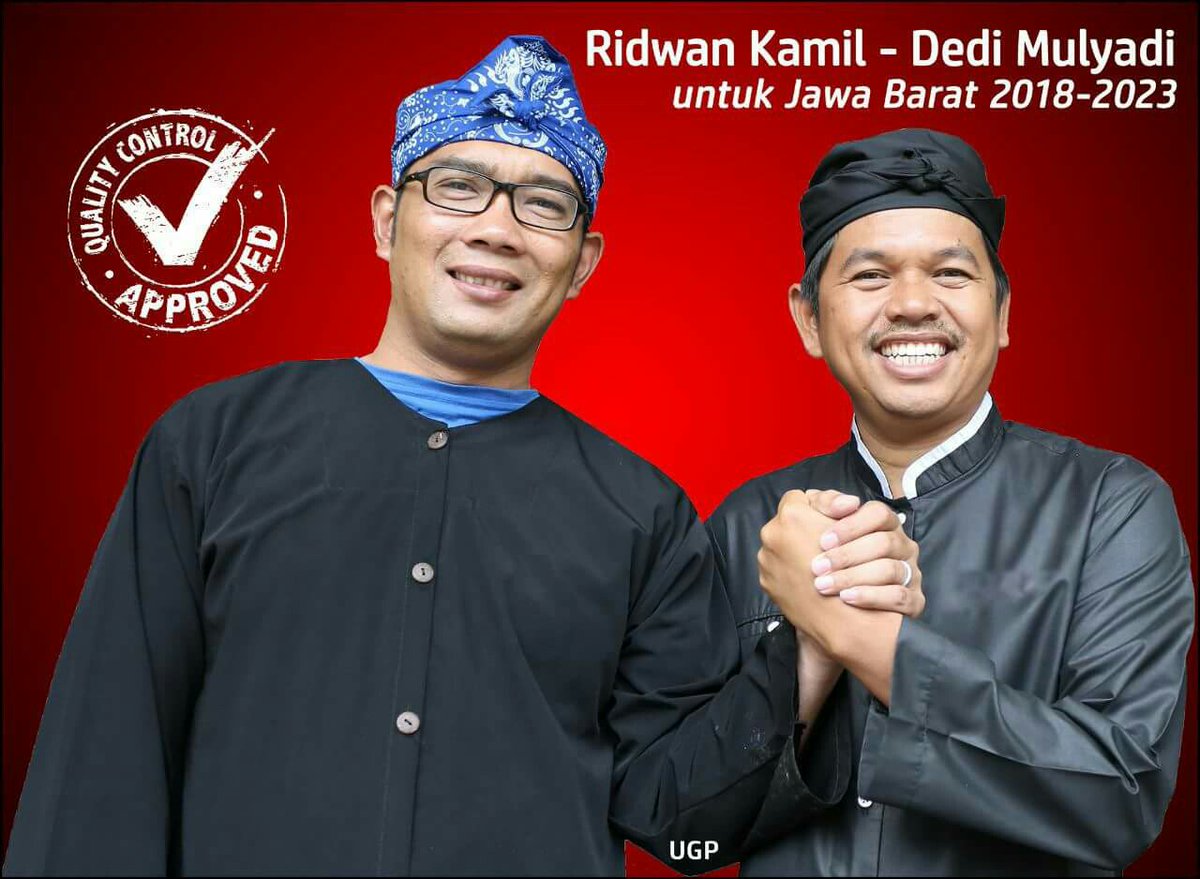 embah72's tweet photo. Kalo 2 tokoh ini @ridwankamil &amp; @DediMulyadi71 disatukan utk JaBar lebih, apa tanggapanmu?
(RT) Setuju
(💗) Tidak Setuju https://t.co/HqYhQLtpqg