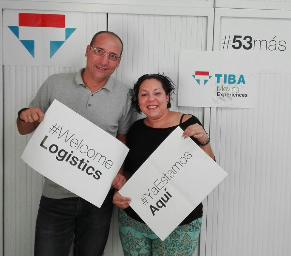 TibaCanarias's tweet photo. Bienvenidos 👏👏👏#MovingExperiences #WelcomeLogistics @TibaCanarias @tiba #53más https://t.co/zoVPG0jeX0