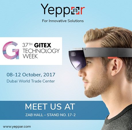 YeppArofficial's tweet photo. Come and experience innovative technology by Yeppar team at 37th GITEX TECHNOLOGY WEEK - At Dubai World Trade Centre- 8th to 12th Oct' 2017. https://t.co/SioZWuXANO