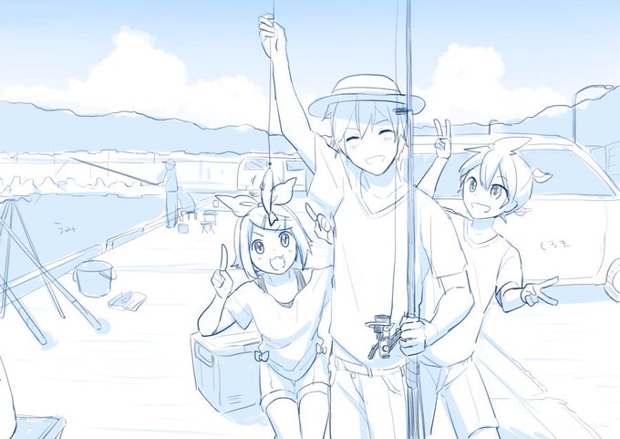 「fishing rod」 illustration images(Oldest)