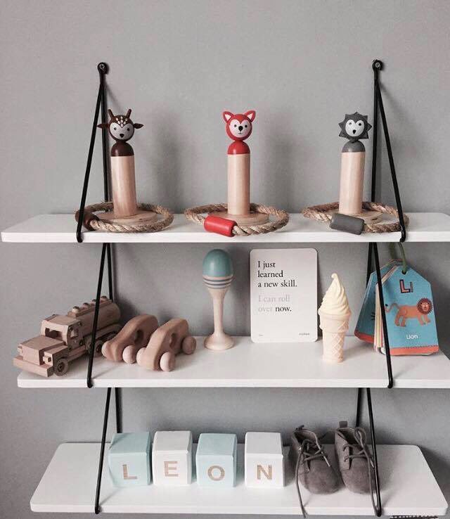 What you gonna put on your shelvings? <a href="/leo/">Leo</a>.myworld 🖤#wearemokee #shelvings #nurserydetails #designnursery #babynursery #baby #nursery